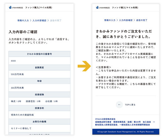さわかみファンドの購入に利用する