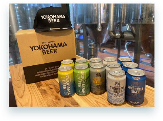 YOKOHAMA BEER 5種12缶、オリジナルCAP（OTTO） Street Style Set